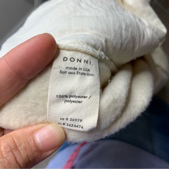 Donni‎ white vintage fleece jogger size medium athleisure loungewear - Picture 7 of 9